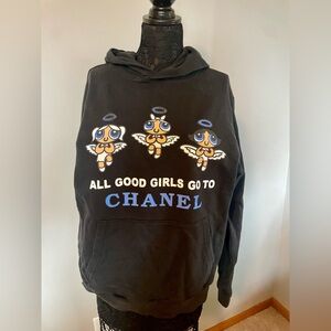 Mega Yacht Good Girls 'Chanel Gucci' Logo Hoodie DS 22